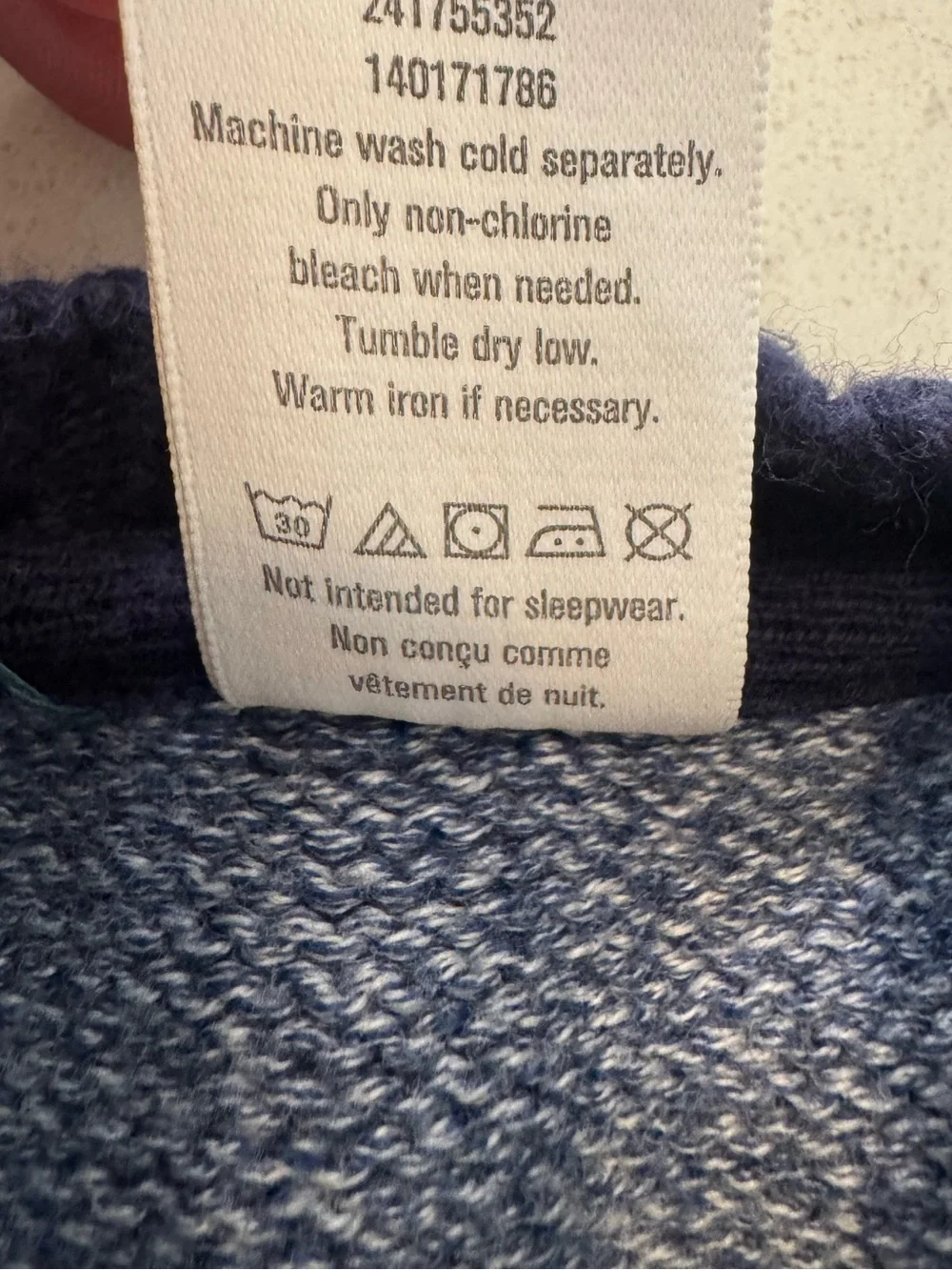 Gymboree Purrfect Prep baby boy Football Sweater 3-6 months cotton Blue